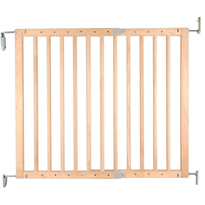 Barrière de sécurité Enfant - NORDLINGER PRO - Bois - Pivotante - Ouverture facile