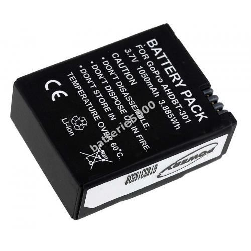 Batterie rechargeable pour GoPro Hero3 3,7V 95...