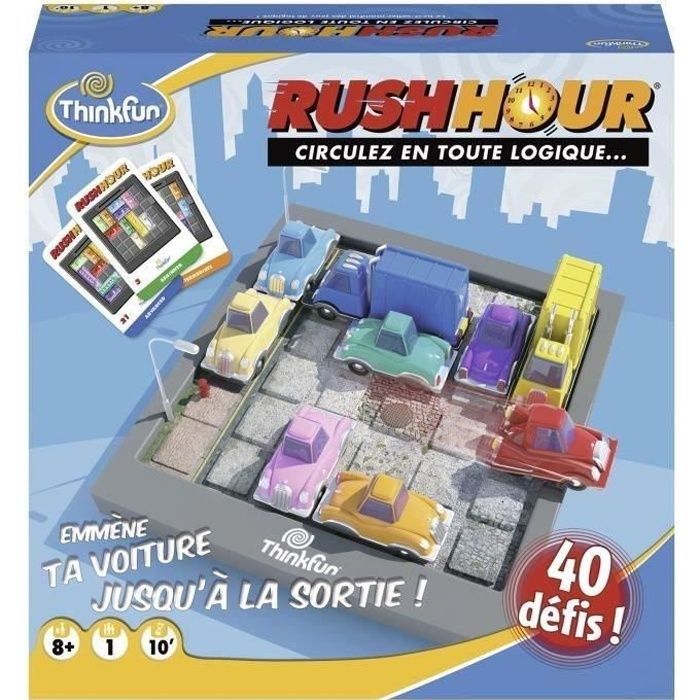 Rush Hour classic - jeu de logique et de réflexion - Asmodée - Thinkfun