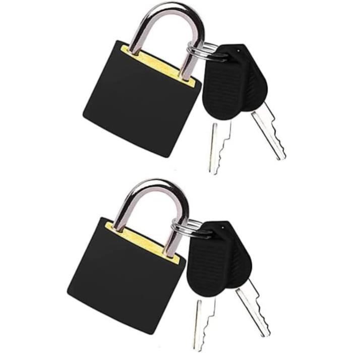 Lot 4 Serrures Bagages Litoexpe Avec Clés – Métal Et ABS 4 Couleurs