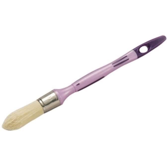 Pinceau à rechampir - SAVY - n°3/0 - Fibres synthétiques - Manche bi-matière - Violet