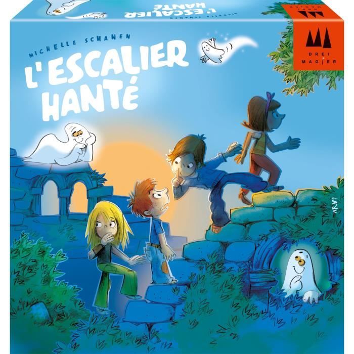 Escalier hanté Jeux de Société Famille & Junior Schmidt Spiele 88930 Marque DREI Magier