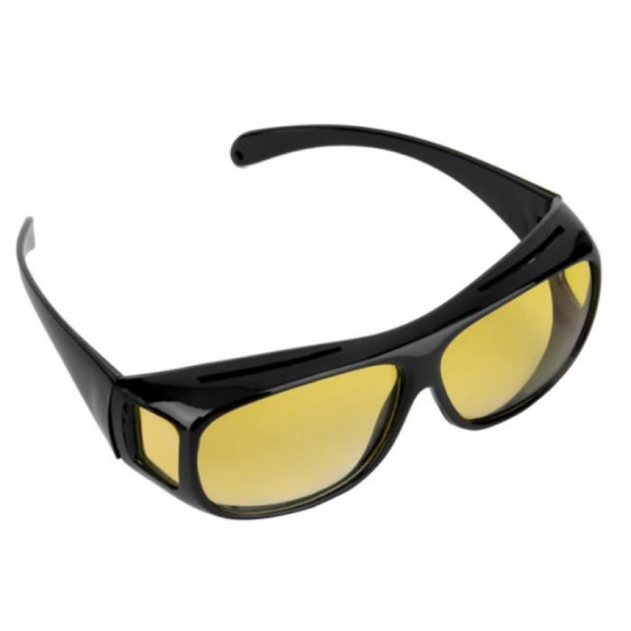 Lunettes Conduite De Nuit Polarisées Jaunes Anti-Éblouissement - Vision Nocturne Hommes Femmes