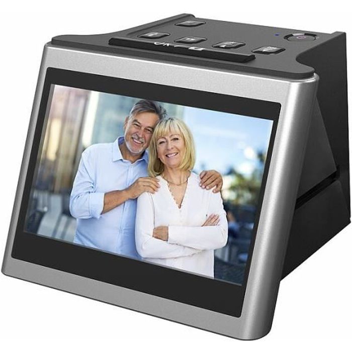 Scanner autonome - SOMIKON - SD-1200 V2 - Numérisation diapositives, négatifs et Super 8 - 14 Mpx