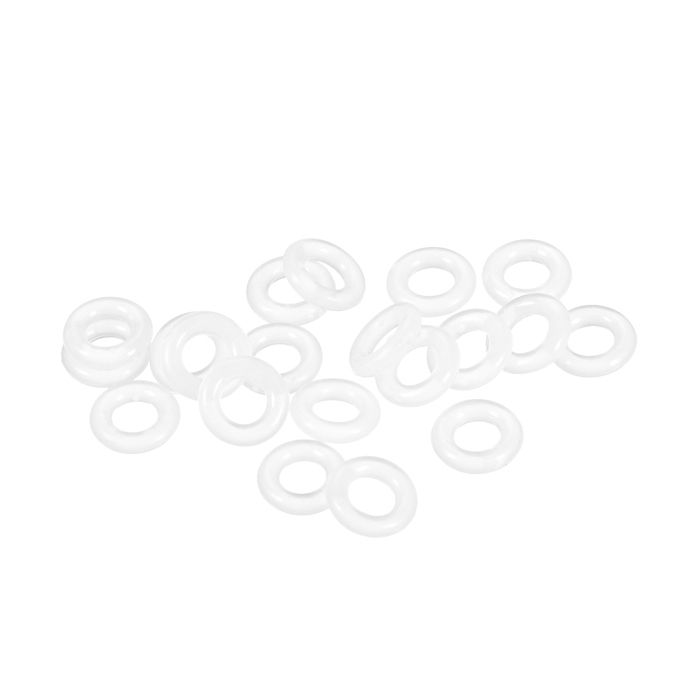 10 Pcs Silicone O-Rings 4mm OD X 1mm ID - VMQ Seal Gaskets For Plumbing, Valves, Compressors & DIY Repair