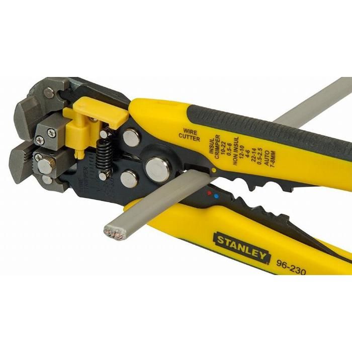 Pince à dénuder automatique STANLEY FMHT0 96230 Pour câbles en cuivre ou aluminium jusqu'à 10mm²