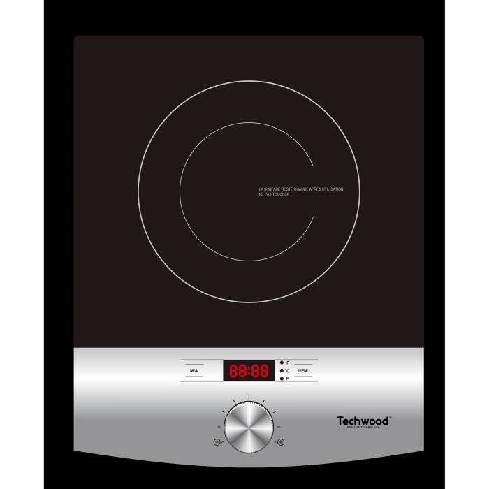 TECHWOOD TPID-120 - Plaque de cuisson à induction - 2000 W - LED