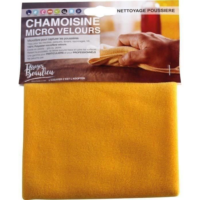 TISSAGES DE BEAULIEU Chamoisine en micro-velours