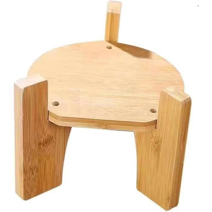 Support Distributeur De Boissons En Bois Folpus - Base Ronde Stable Pour Thé Aux Fruits, Eau Froide, Cola - Pour Cuisine Et Fêtes
