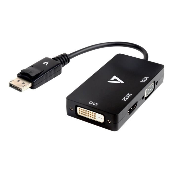 V7 Câble 10 cm DVI/DisplayPort/HDMI/VGA - 10 cm