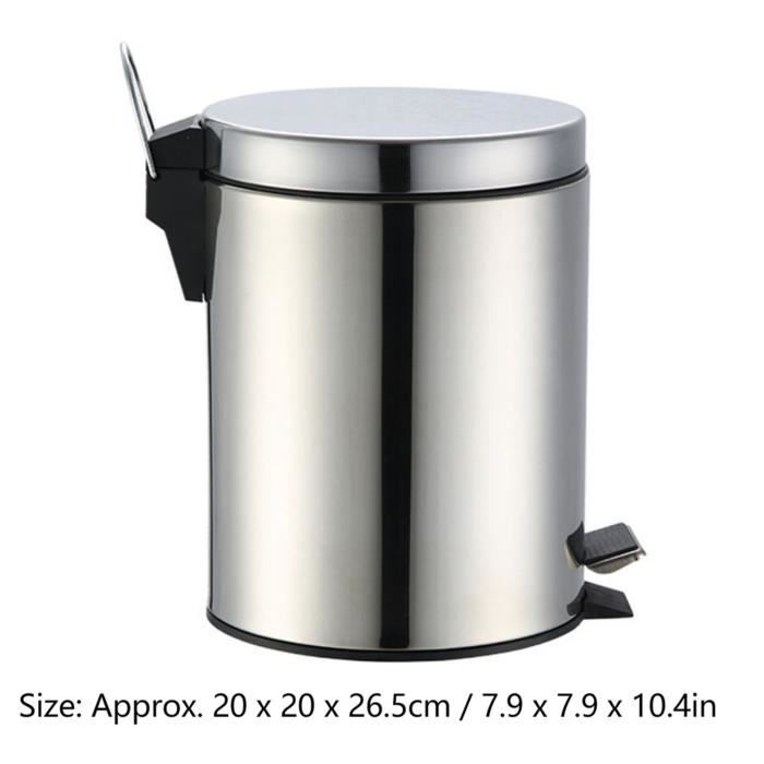 Poubelle en acier inoxydable 30 L, Bacs à ordures de cuisine,Poubelle sur Pied Extérieur avec Poubelle Seau Intérieur 30L Disponible pour Hôtel Jardin ( Noir (1 pièce) 30 * 24 * 60cm Poubelle en acier inoxydable 30 L, Bacs à ordures de cuisine,Poubelle sur Pied Extérieur avec Poubelle Seau Intérieur 30L Disponible pour Hôtel Jardin ( Noir (1 pièce) 30 * 24 * 60cm