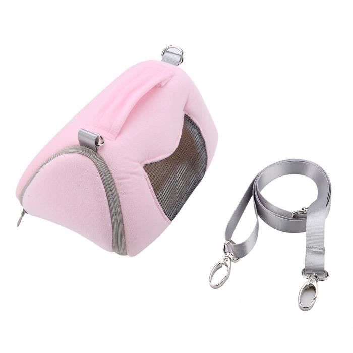 Comparer les prix de VGEBY Sac de transport pour animaux de compagnie Animaux De Compagnie Petits Animaux Transport Hamster animalerie transport Rose