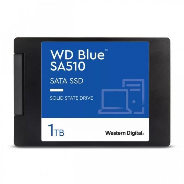 SSD - Western Digital - WD Blue SA510 - 1 To - 25 pouces - Acronis True Image inclus