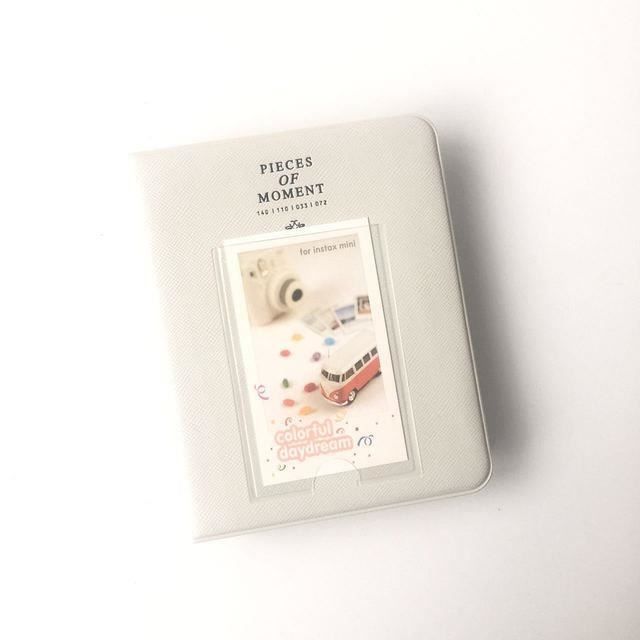 Heartsking Album Photo 272 Pochettes Rose - Mini Album Cuir PU Pour Polaroid 3 Pouces