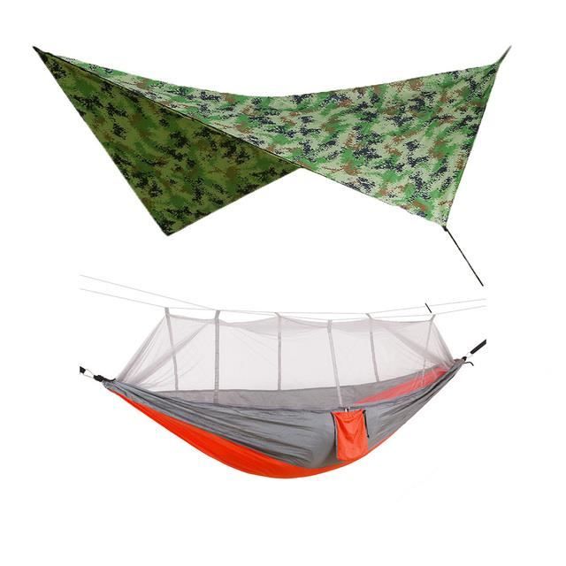 Hamac simple vert jaune orange
