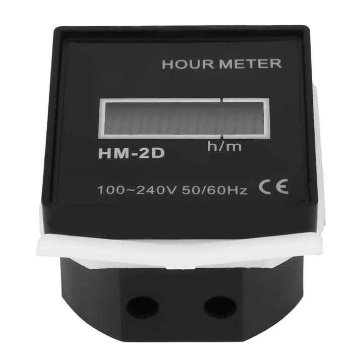 Compteur Horaire Numérique HM-1R – AC 100-240V – Haute Précision Pour Usage Industriel