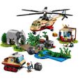 LEGO® City 60302 L'Opération de Sauvetage des Animaux Sauvages, Figurine Animaux de la Savane, Crocodile Figurine, Jouet-1