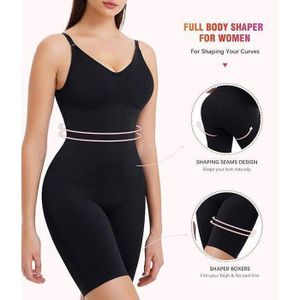 Body Gainant Femme Ventre Plat Dos Nu - Shapewear Invisible Sans Couture, Effet Sculptant Immédiat