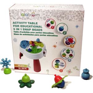 TABLE JOUET D'ACTIVITÉ LALABOOM Table d'Activités + 9 Perles Éducatives