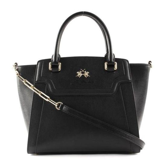 LA MARTINA Sac Handbag Portena Black 75760 Achat Vente