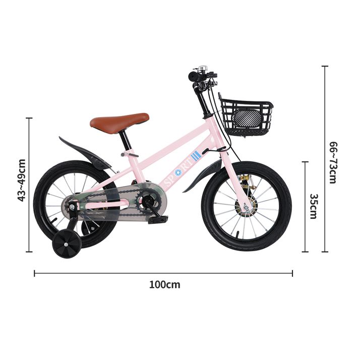 Amiremplie VELO ENFANT 14 Double Bar Bike With Basket For Boys And amiremplie-velo-enfant-14-double-bar-bike-with-basket-for-boys-and