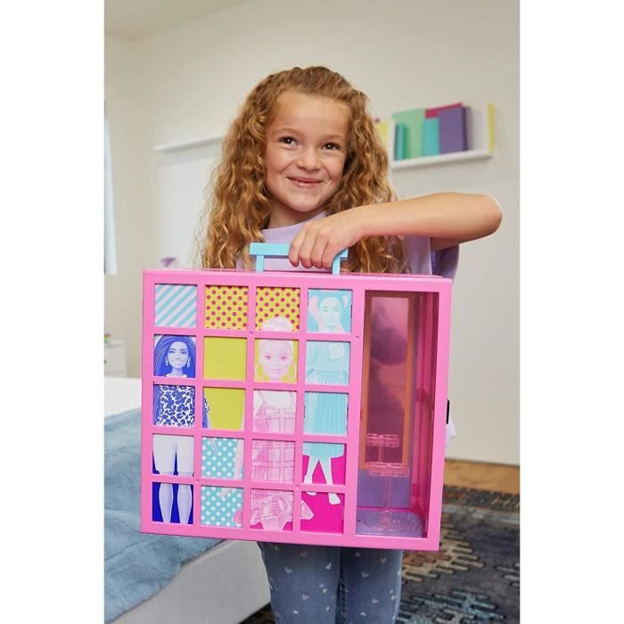 Soldes d'été 2026 : Barbie®-Poupée et Coffret Dressing Deluxe, + de 60 cm, dès 3 ans HGX57 pas cher Soldes d'été 2026 : Barbie®-Poupée et Coffret Dressing Deluxe, + de 60 cm, dès 3 ans HGX57 pas cher