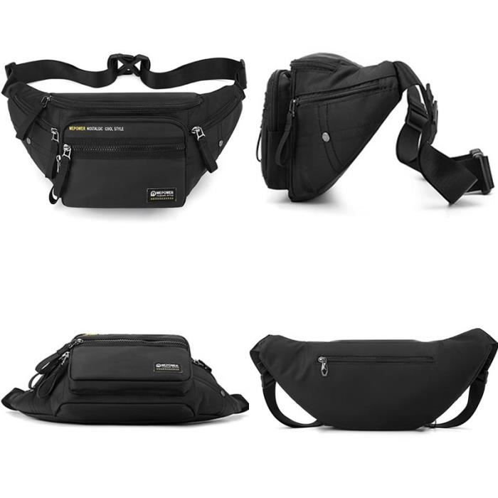 Sac Banane étanche SUNGOOYUE – Léger, 3 Poches, Sangle Réglable, Pour Homme Et Femme