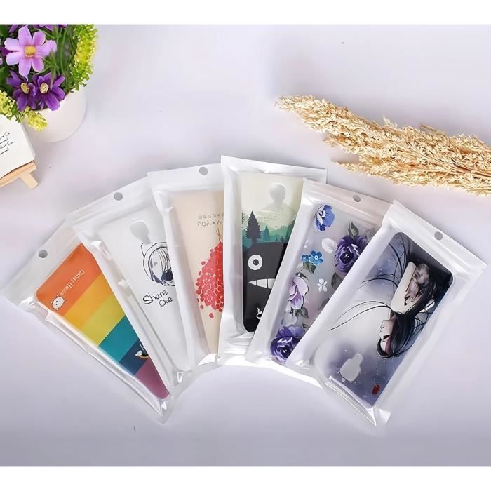 100 Sachets Refermable Zip Transparent, Pochons Zip Alimentaire, Sachet ...