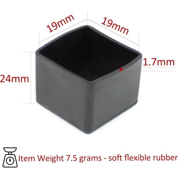 Bouchons À Lamelles Ronds 20Mm Pour Tube Rond | Embouts Ronds Pe