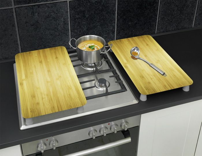 Plaque Multifonction Plaque Protection Cuisinière TMK Verre Trempé 60x52cm | Pour Induction | Anti-Éclaboussures - Noir Accessoire Cuisine Pratique