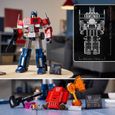 LEGO® ICONS™ 10302 Optimus Prime, Figurine Autobot Robot de Transformers, Maquette Camion, Adulte-2