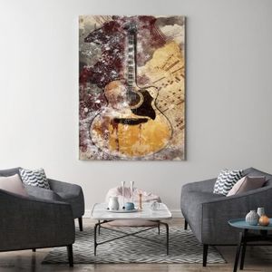 Poster Vintage Jazz - Décoration Murale 60x90cm - Toille Imprimée - Style Rétro Moderne