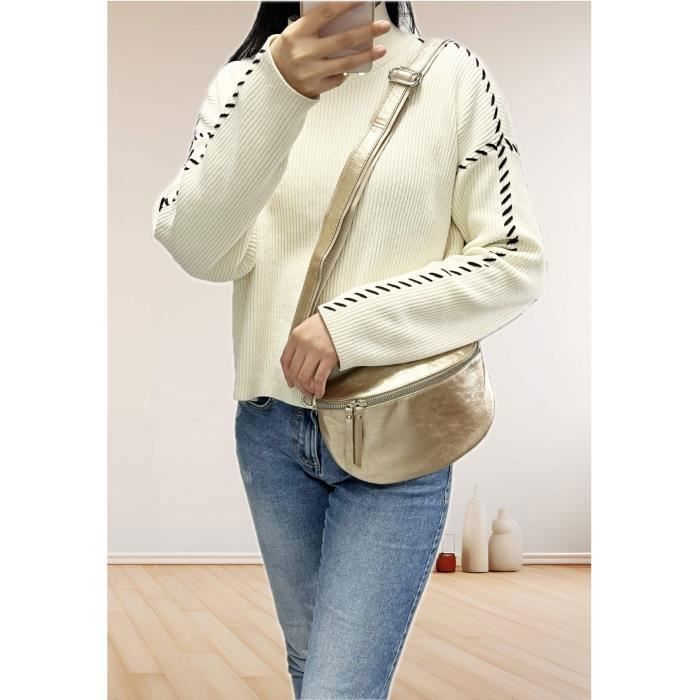 Flora Co Paris Sac Banane Femme À Bandoulière Similicuir