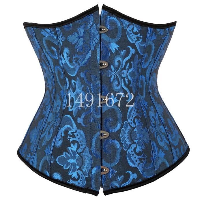 Corset noir Sexy en dentelle,ceinture sous le buste,Bandage de taille
