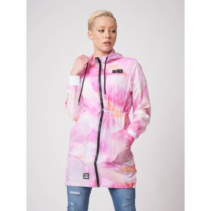 PROJECT X PARIS Veste longue tie and dye Femme Blanc Cdiscount Pret a Porter