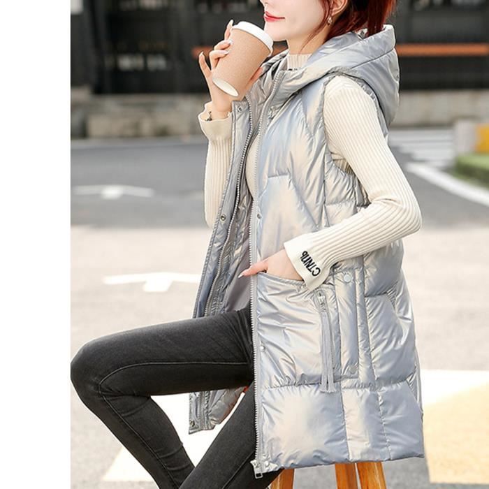 Doudoune sans capuche discount femme