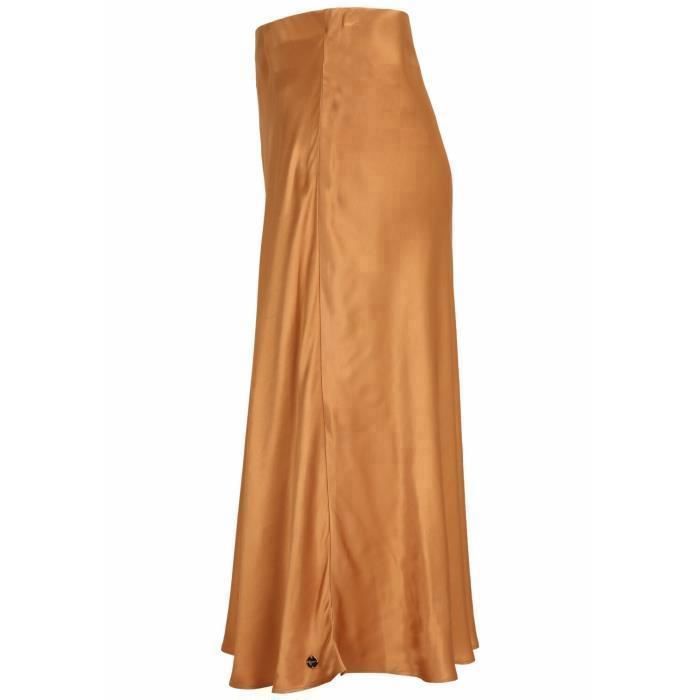 Jupe flottante femme Tamaris Agadez pecan brown 38 Pecan brown Cdiscount Pret a Porter