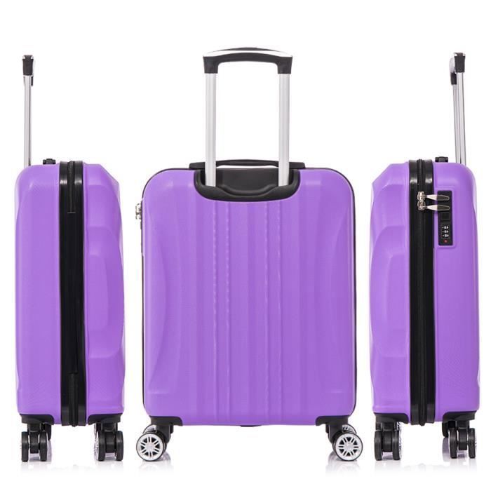 Valise Cabine RAYKONG 20 Pouces - 55x40x20cm | Légère (2.7kg) | ABS | 4 Roues 360° | Serrure à Code | Ryanair & EasyJet Approuvé