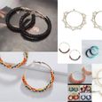 Kit de Fil de Cuivre Perles Artisanales Bricolage Bague Fournitures de Fabrication de Bijoux Colliers Bracelets -LON-3