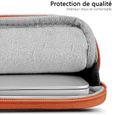 Sacoche de Protection et Transport (S-Gris-Orange) pour ordinateur Portable Asus Chromebook 11.6"-3