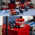 LEGO® ICONS™ 10302 Optimus Prime, Figurine Autobot Robot de Transformers, Maquette Camion, Adulte-3