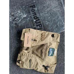 Gilet utilitaire vintage 90's cargo pêche sans manches homme