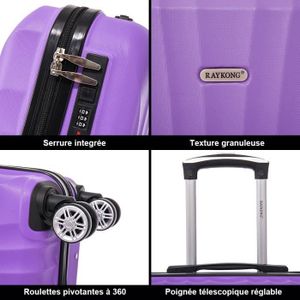 Valise cabine RYANAIR 55x40x20 petite valise de voyage à roulettes ZAGATTO