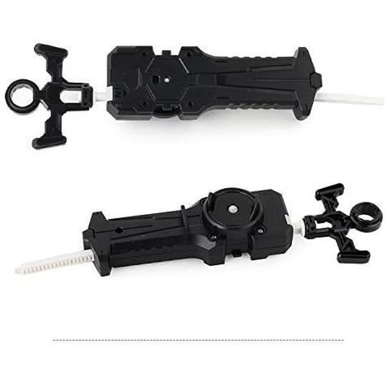 Set De Toupies De Combat - 2 Toupies + 2 Lanceurs - Pour Enfants à Partir De 6 Ans - Jouet De Compétition - 3