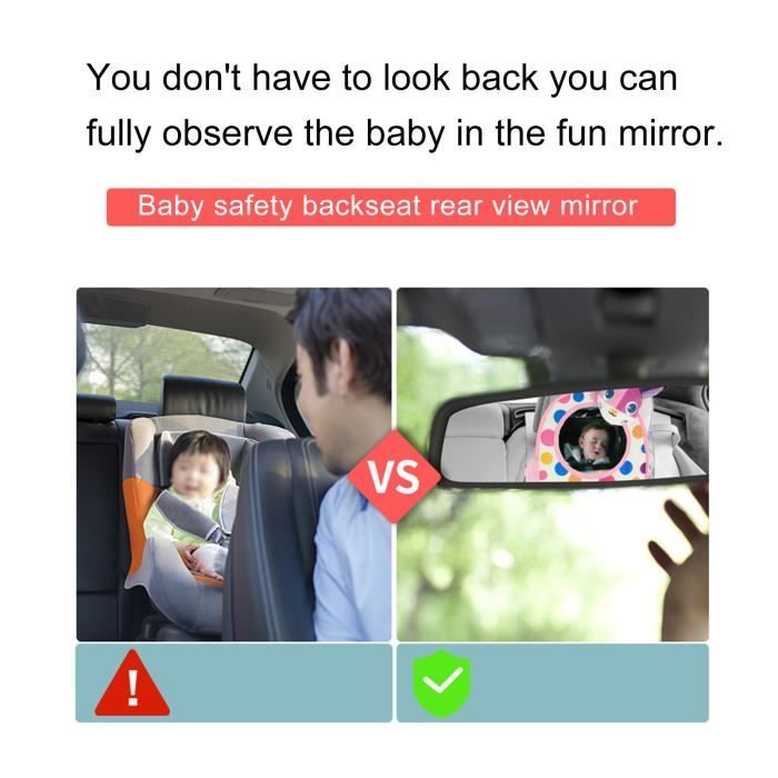 Rétroviseur Sécurité Reer ParentsView - Pour Garder Bébé à L'Œil En Voiture !