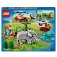 LEGO® City 60302 L'Opération de Sauvetage des Animaux Sauvages, Figurine Animaux de la Savane, Crocodile Figurine, Jouet-4