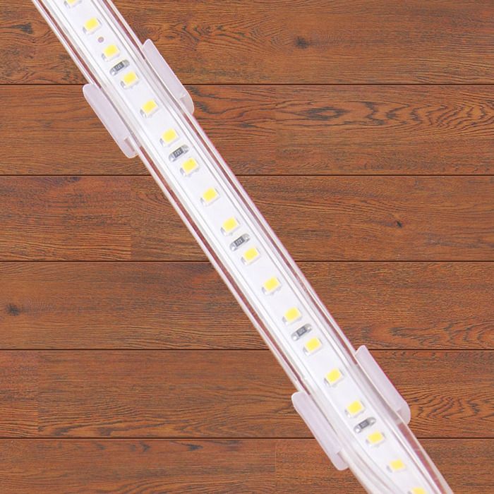 Sourcing Map Lot De 10 Clips T8 U Support Plastique Transparent Pour Tubes LED Avec Vis - Montage Facile Et Solide