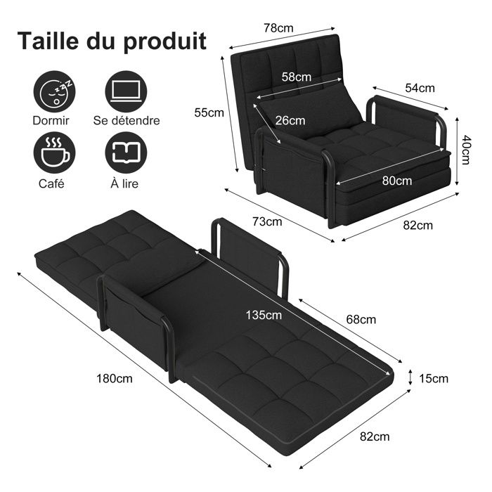 Sitemapcdatahttpswobcellcare1comfauteuil Convertible 1 Place Conforamanull