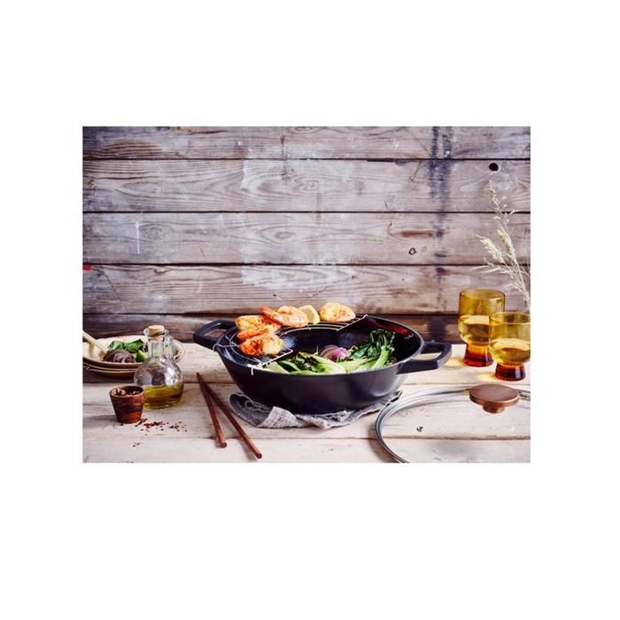 Wok en acier inoxydable – Compatible tous feux dont induction - Wok