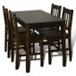 Table De Salle A Manger Avec 4 Chaises Marron Achat Vente